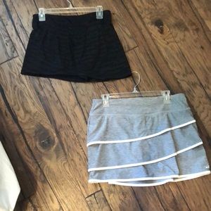 Large tennis skirts with under shorts
